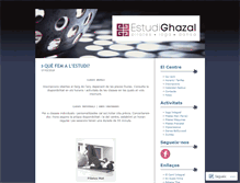 Tablet Screenshot of estudighazal.com